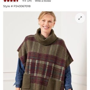 Talbots Textured Knit Sweater in Brown